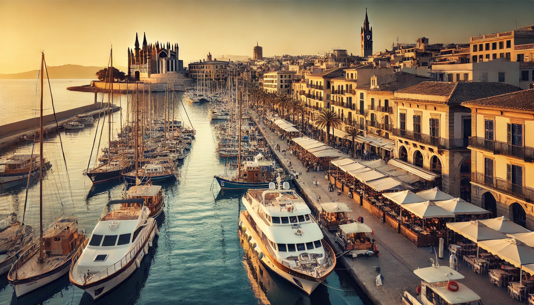 Der Hafen von Palma de Mallorca