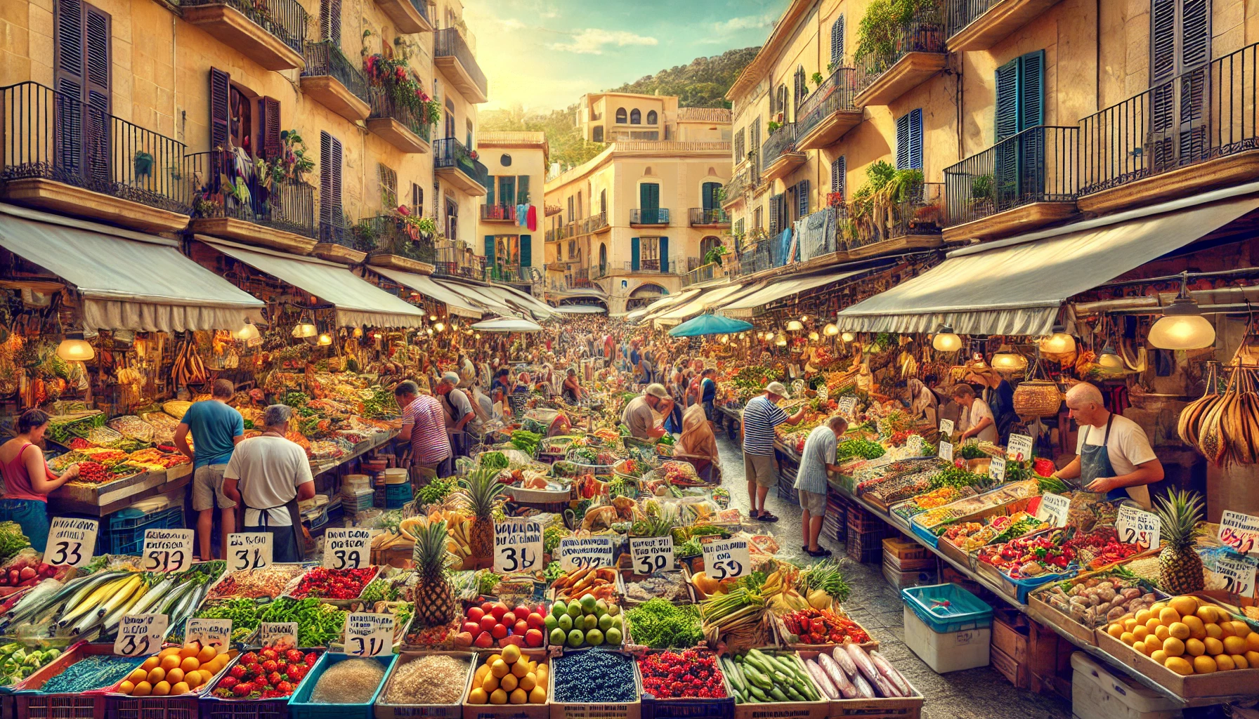 Die lebendigen Märkte von Palma de Mallorca de Mallorca