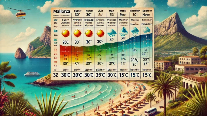 Klimatabelle Mallorca: Ein umfassender Überblick über das Wetter auf der Insel