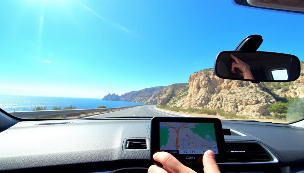 GPS-Navigation auf Mallorca