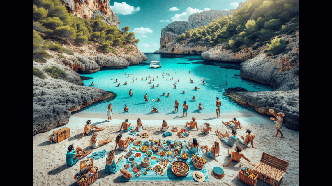 Picknick am versteckten Strand von Cala Torta