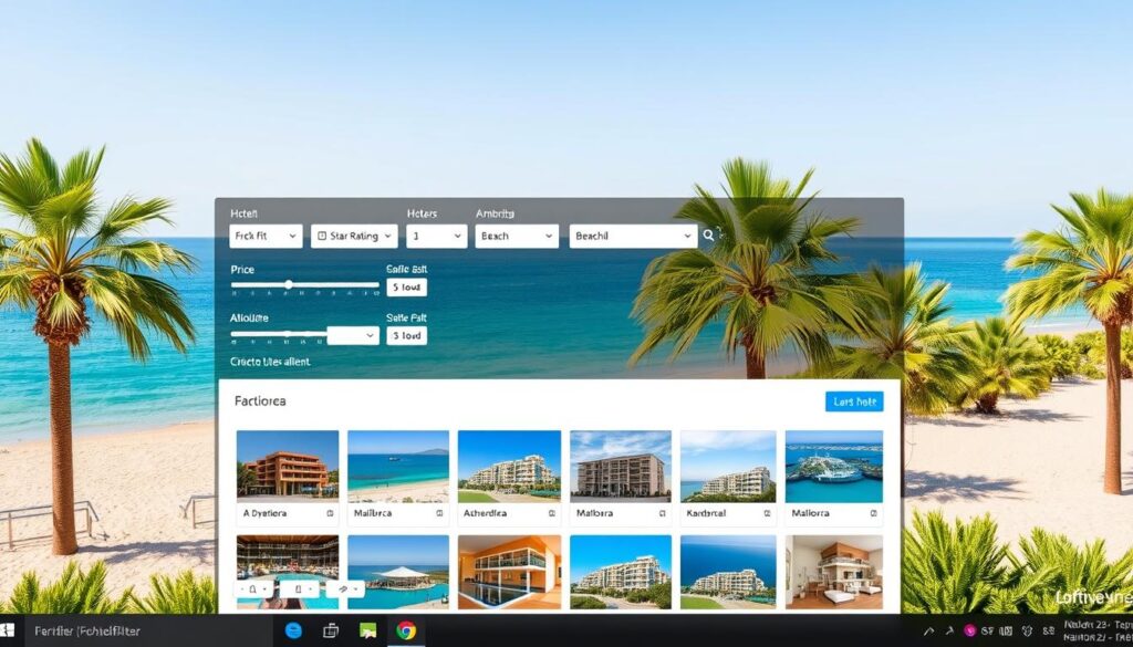 Check24 Hotelfilter für Mallorca