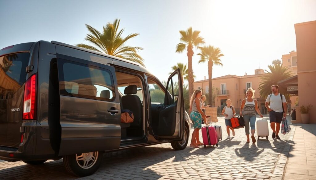 Familientransport auf Mallorca