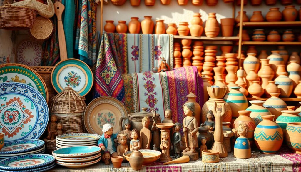 Mallorquinische Souvenirs und Handwerkskunst