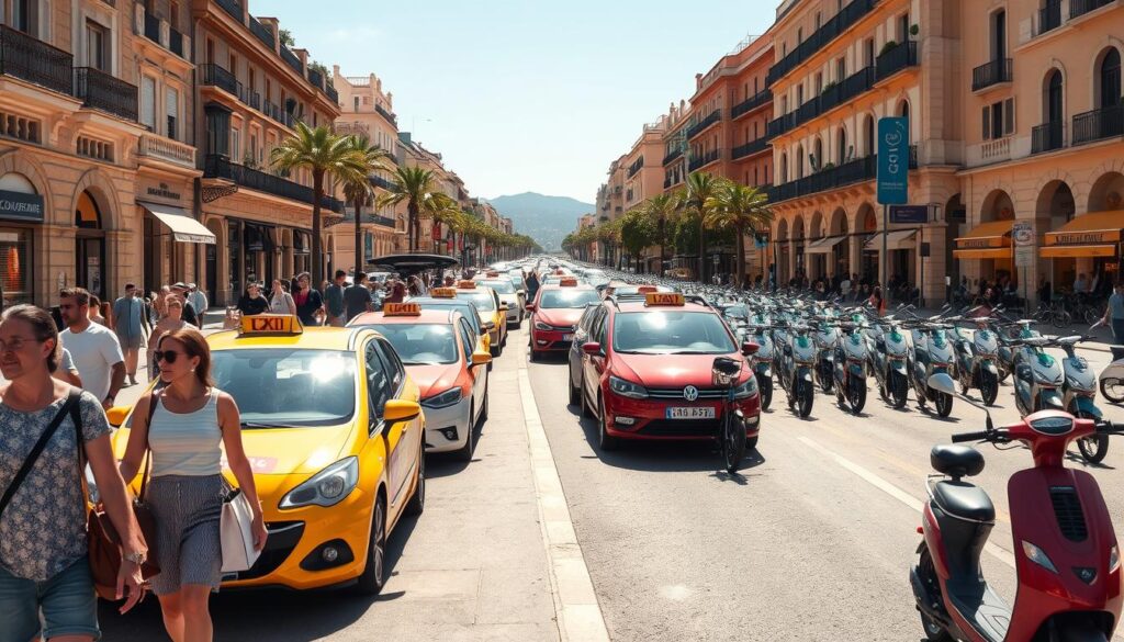 Transportmöglichkeiten Shopping Palma de Mallorca