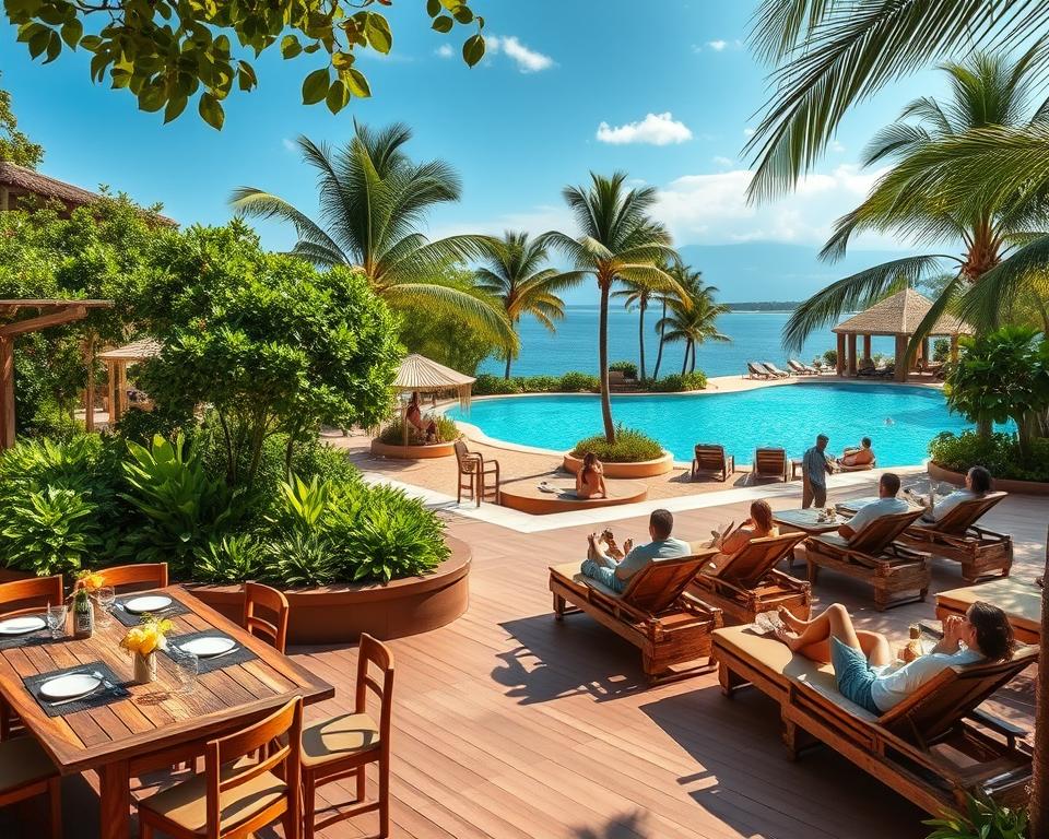 Aquapark Gastronomie und Entspannung