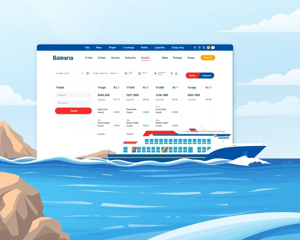 Balearia Fährtickets Buchung