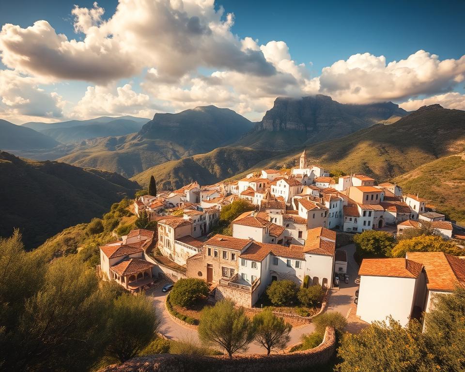 Bergdörfer Mallorca Landschaft Bergdörfer Mallorca Landschaft