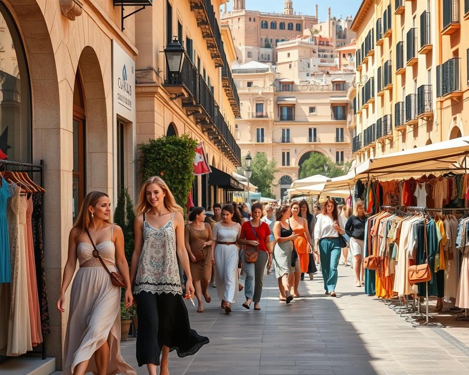 Mallorquinische Mode in Palma