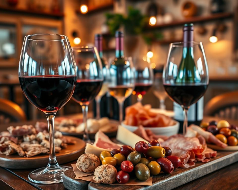 Mallorquinische Weine und Tapas Paarung