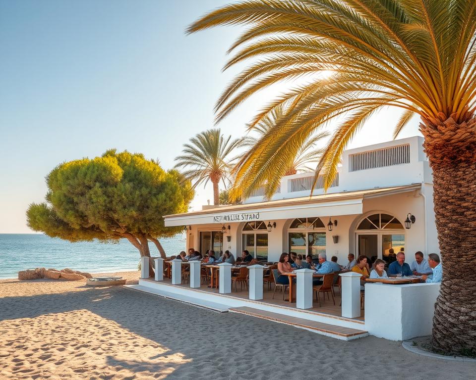 NENI Mallorca Strandrestaurant Lage