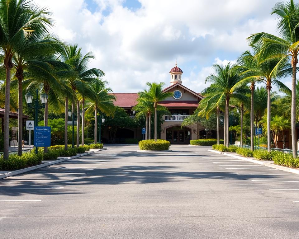 Parkplätze Marineland Besucherhinweise