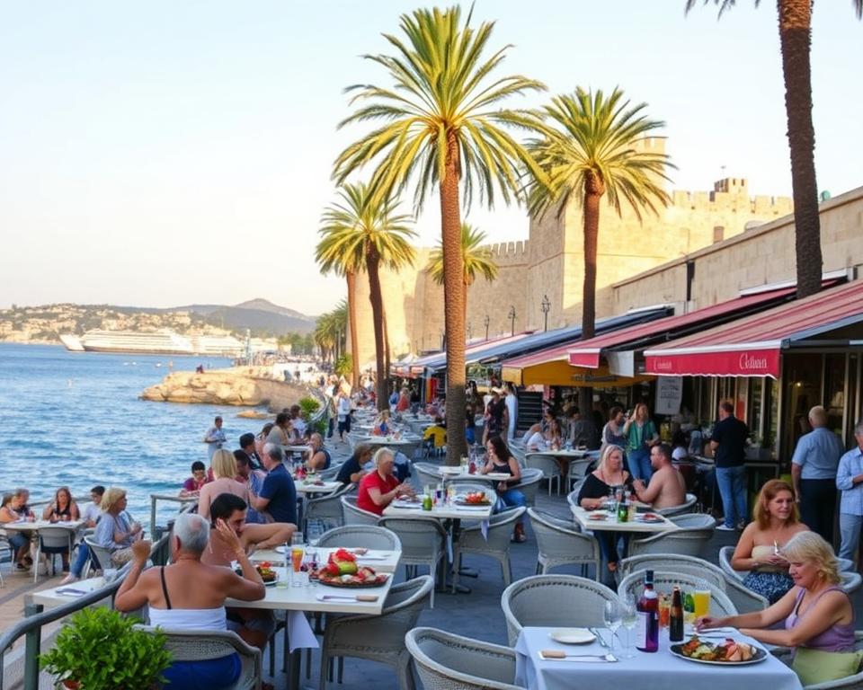Restaurants an der Can Pastilla Promenade