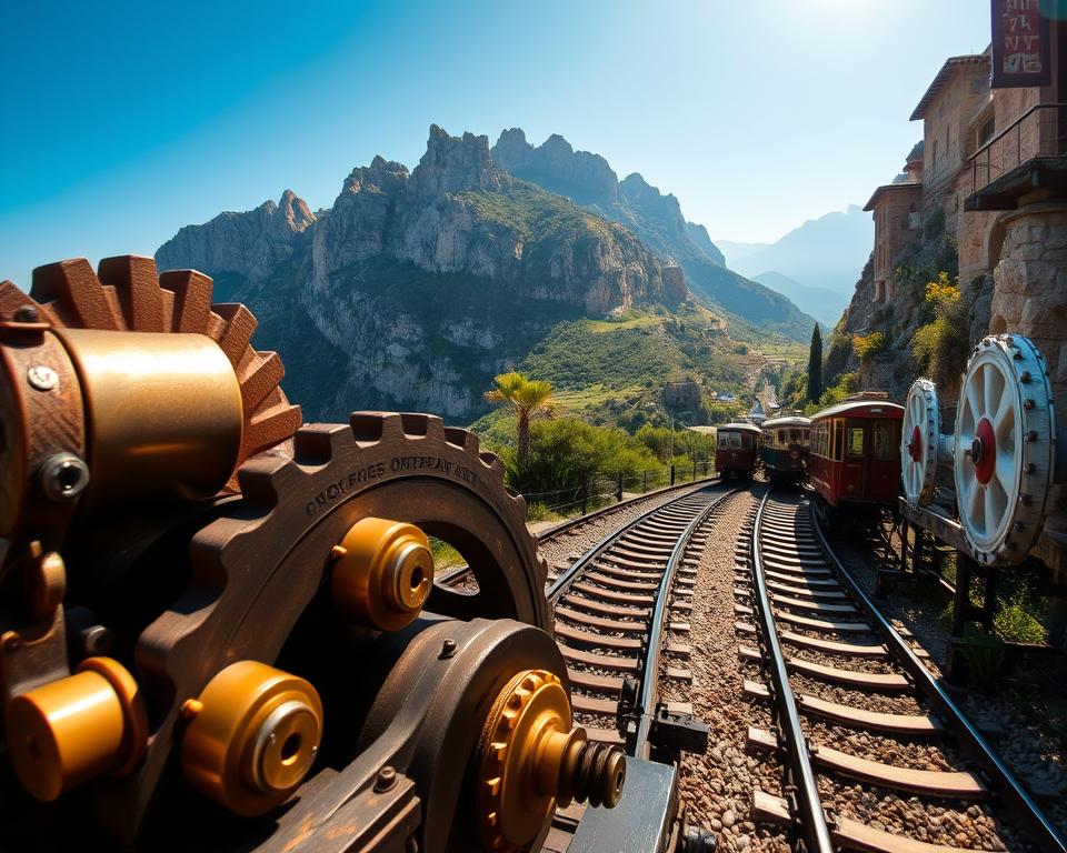 Roter Blitz Mallorca Antriebssystem