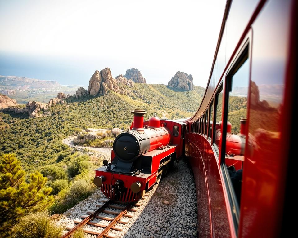 Roter Blitz Mallorca Nostalgische Zugfahrt