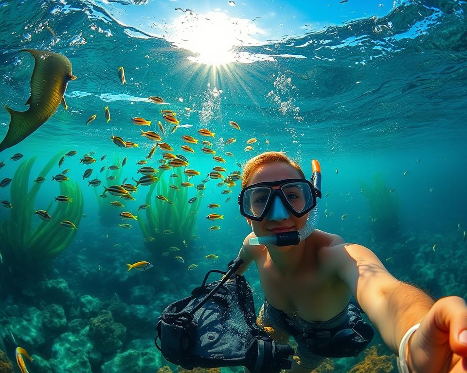 Schnorcheln in Cala Sa Nau Unterwasserwelt