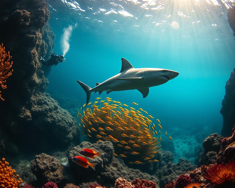 Sicherheit beim Tauchen mit Haien in Mallorca