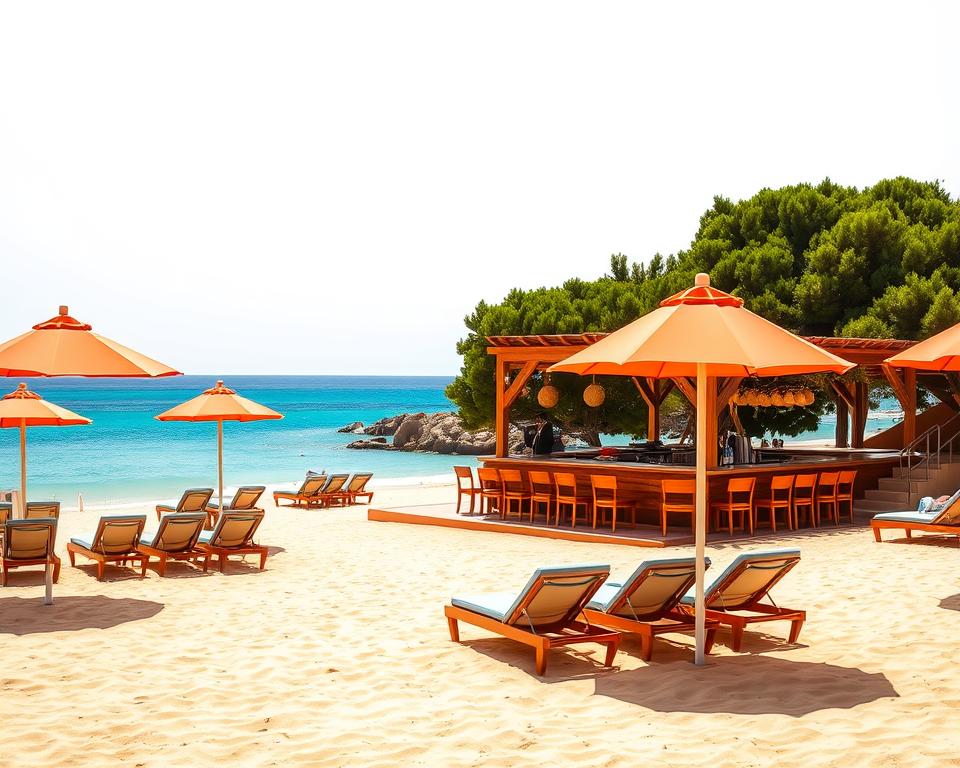 Strandausstattung Playa de Illetes