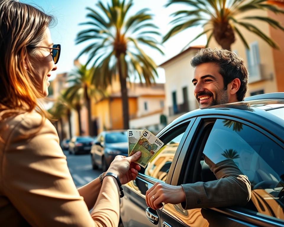 Trinkgeld in Mallorca Taxiservice