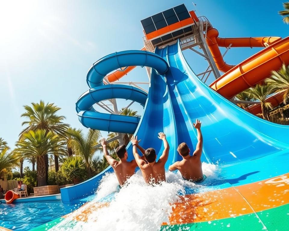 Wasserpark Rutschen Adrenalin