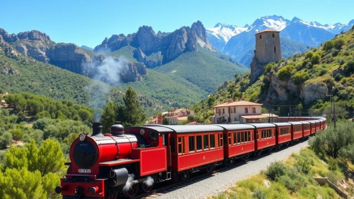 Mit der Soller Mallorca Zug durch die Tramuntana