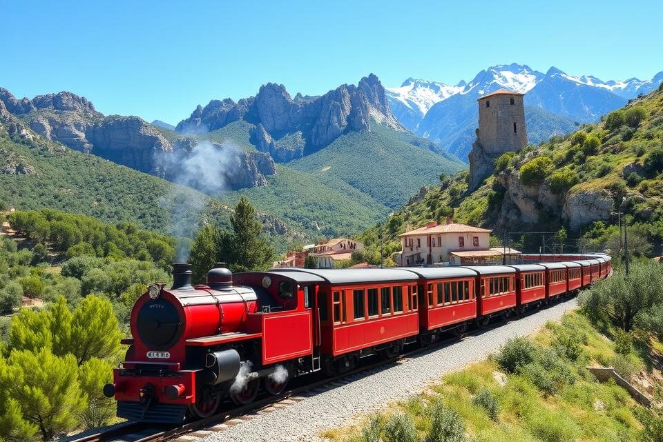Mit der Soller Mallorca Zug durch die Tramuntana