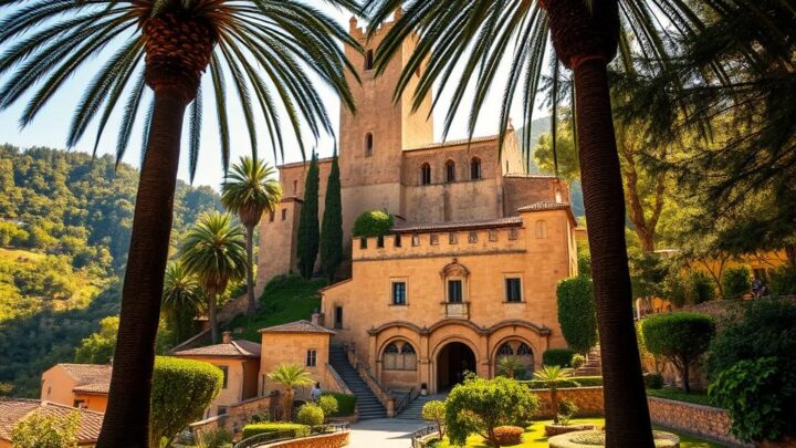 Die historische Valldemossa Kartause auf Mallorca
