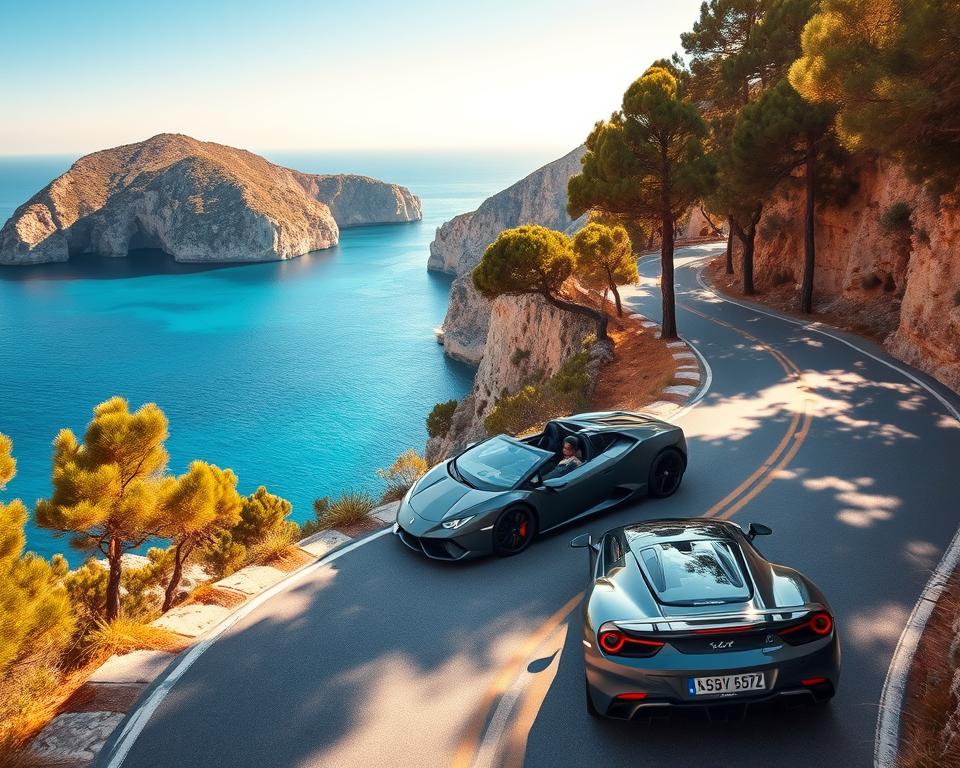 Kurvenreiche Straße Cap Formentor