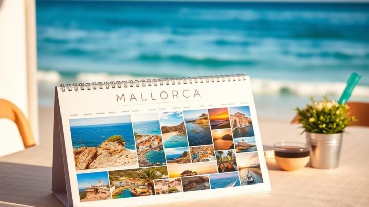 Fotokalender mit Urlaubsfotos aus Mallorca gestalten